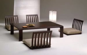 model meja makan kayu